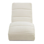 Sales Fever - Chaiselongue Plüsch-Cord Beige