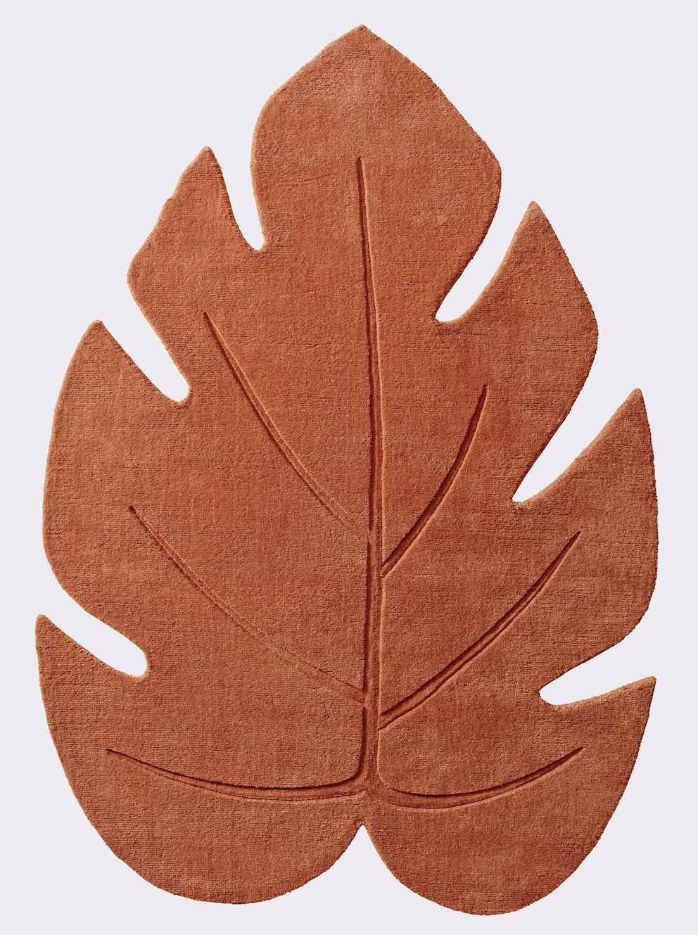 Teppich in Blattform