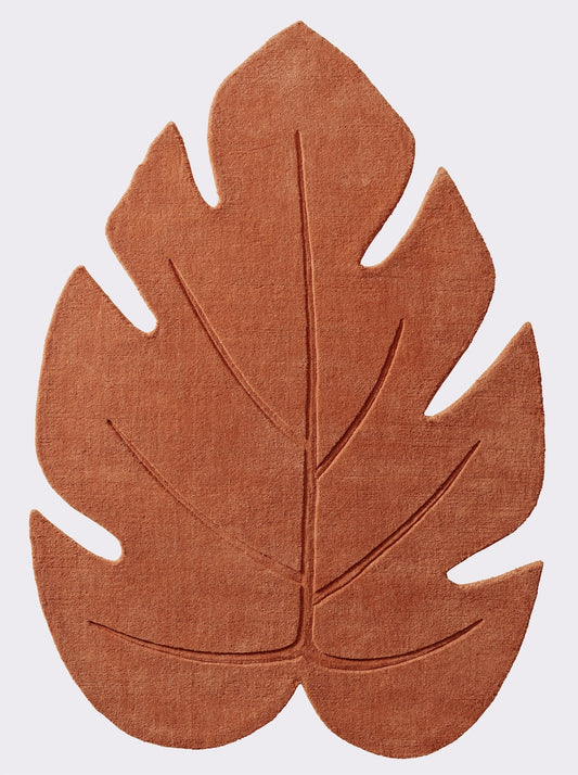 Teppich in Blattform