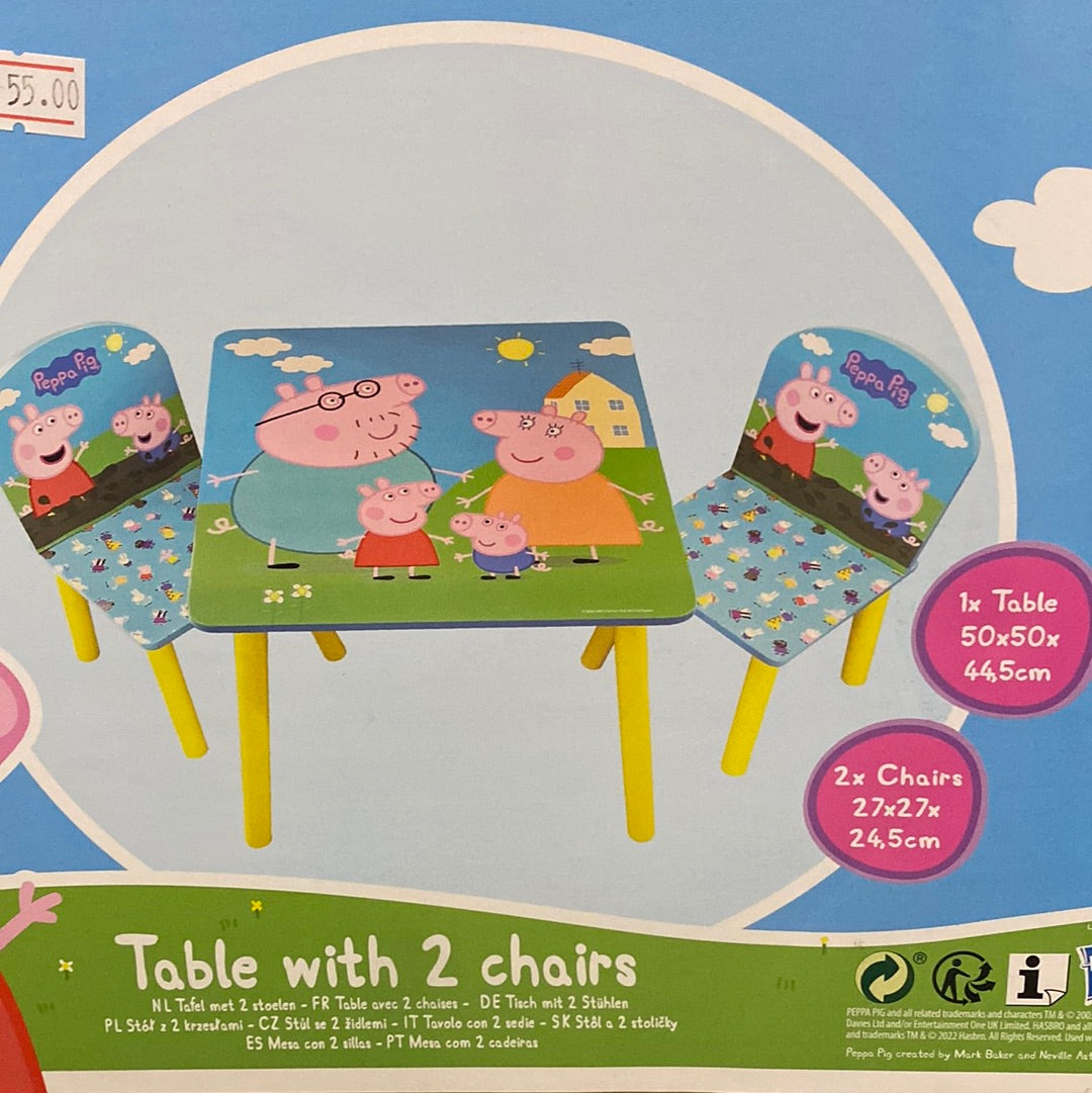 Peppa Pig Tischgruppe Sonderposten