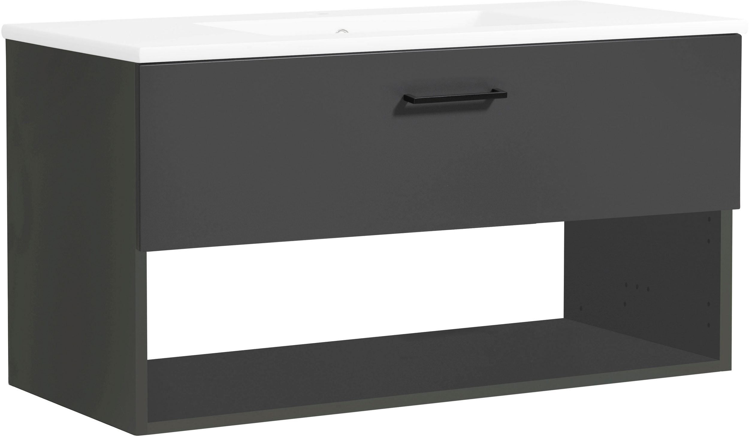 Waschbeckenunterschrank Trento Light klein anthrazit