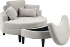 Loveseat - XXL Sessel mit Stauraumhocker