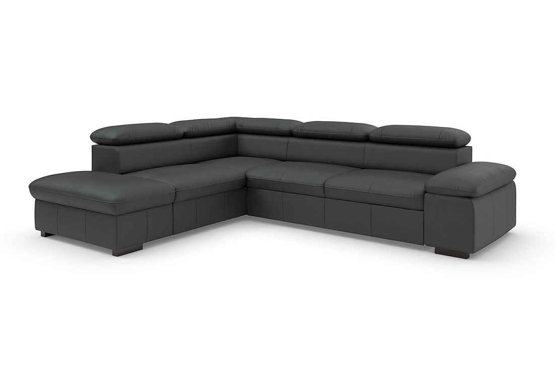 Ecksofa Alberto - Naturleder