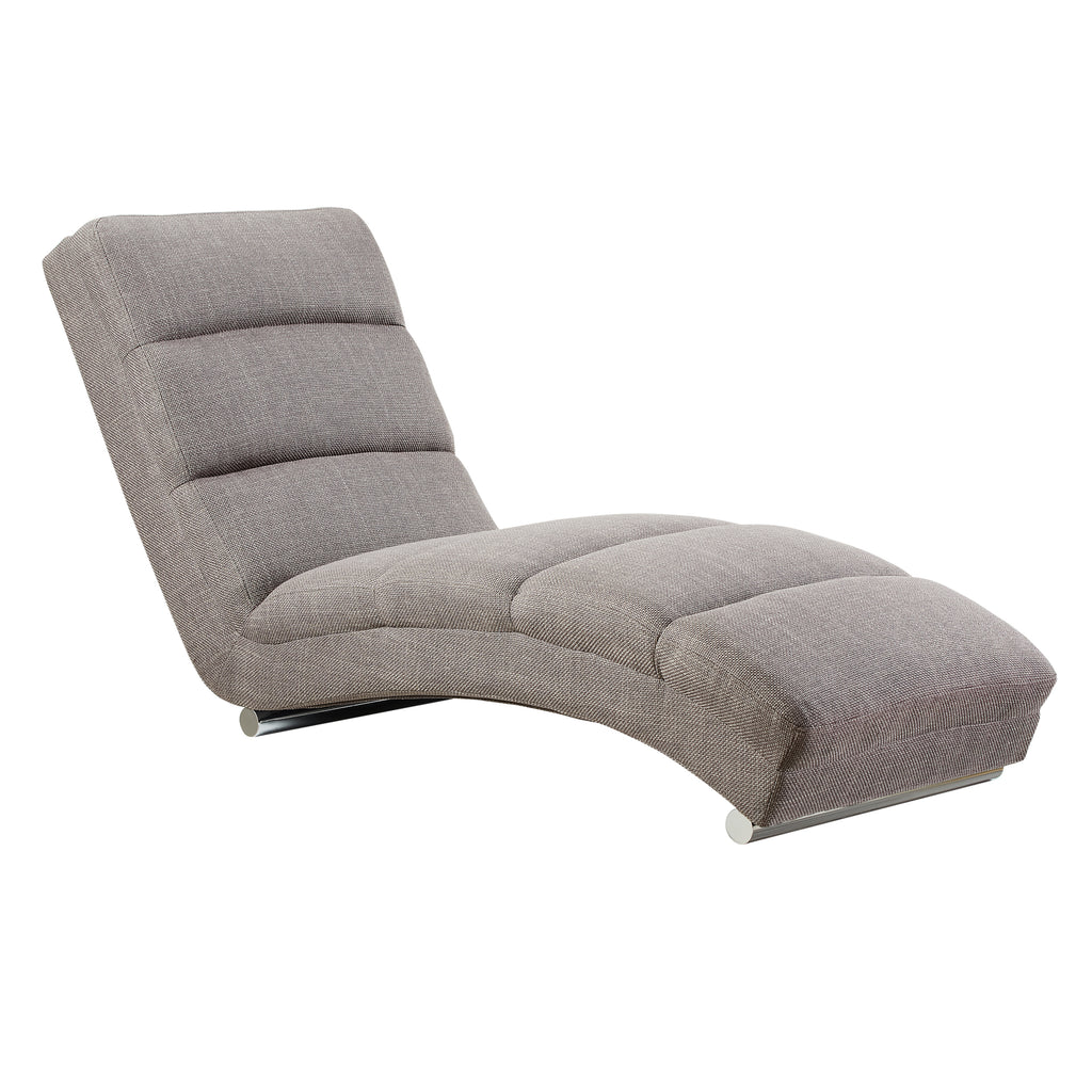 Sales Fever - Chaiselongue Strukturstoff Grau