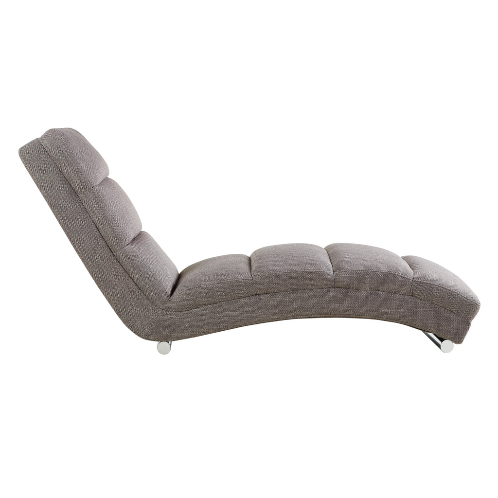 Sales Fever - Chaiselongue Strukturstoff Grau