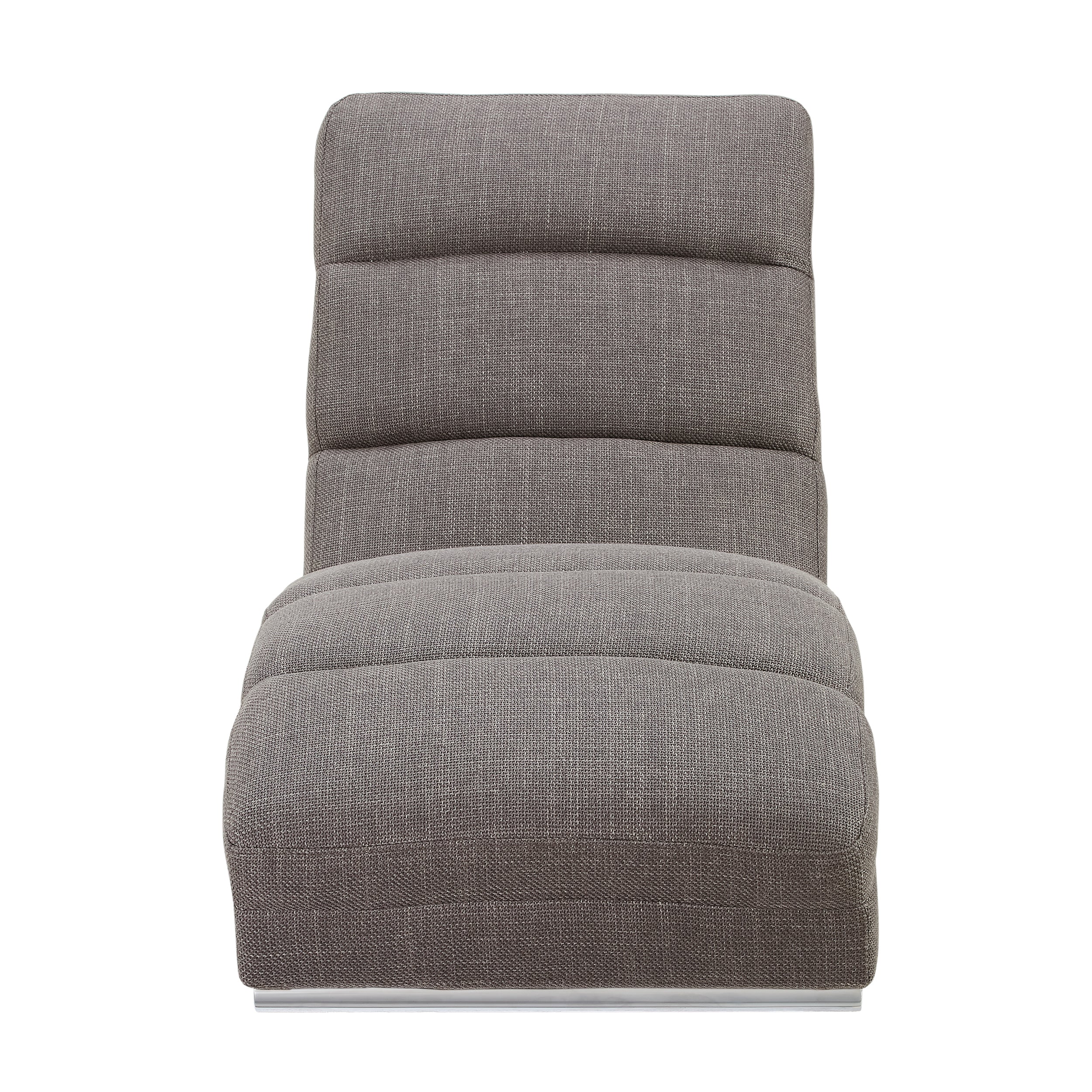 Sales Fever - Chaiselongue Strukturstoff Grau