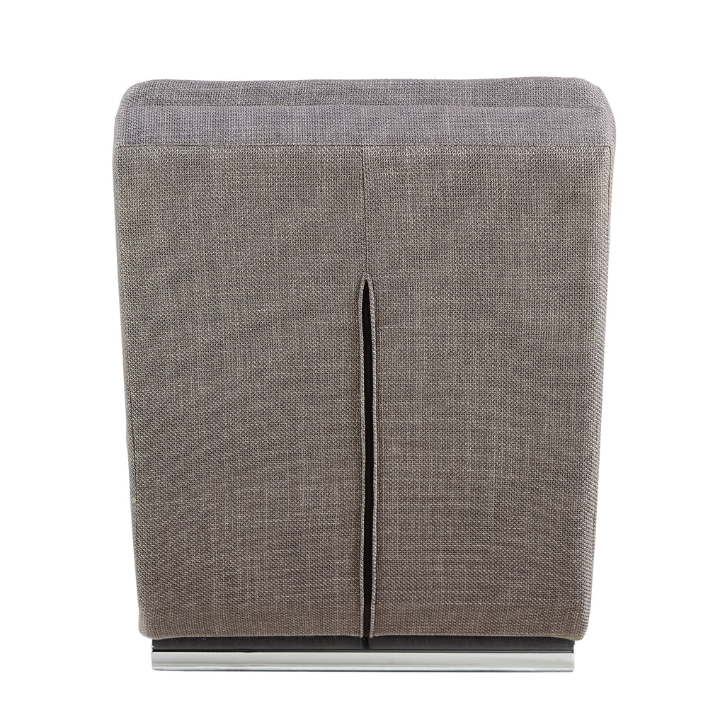 Sales Fever - Chaiselongue Strukturstoff Grau