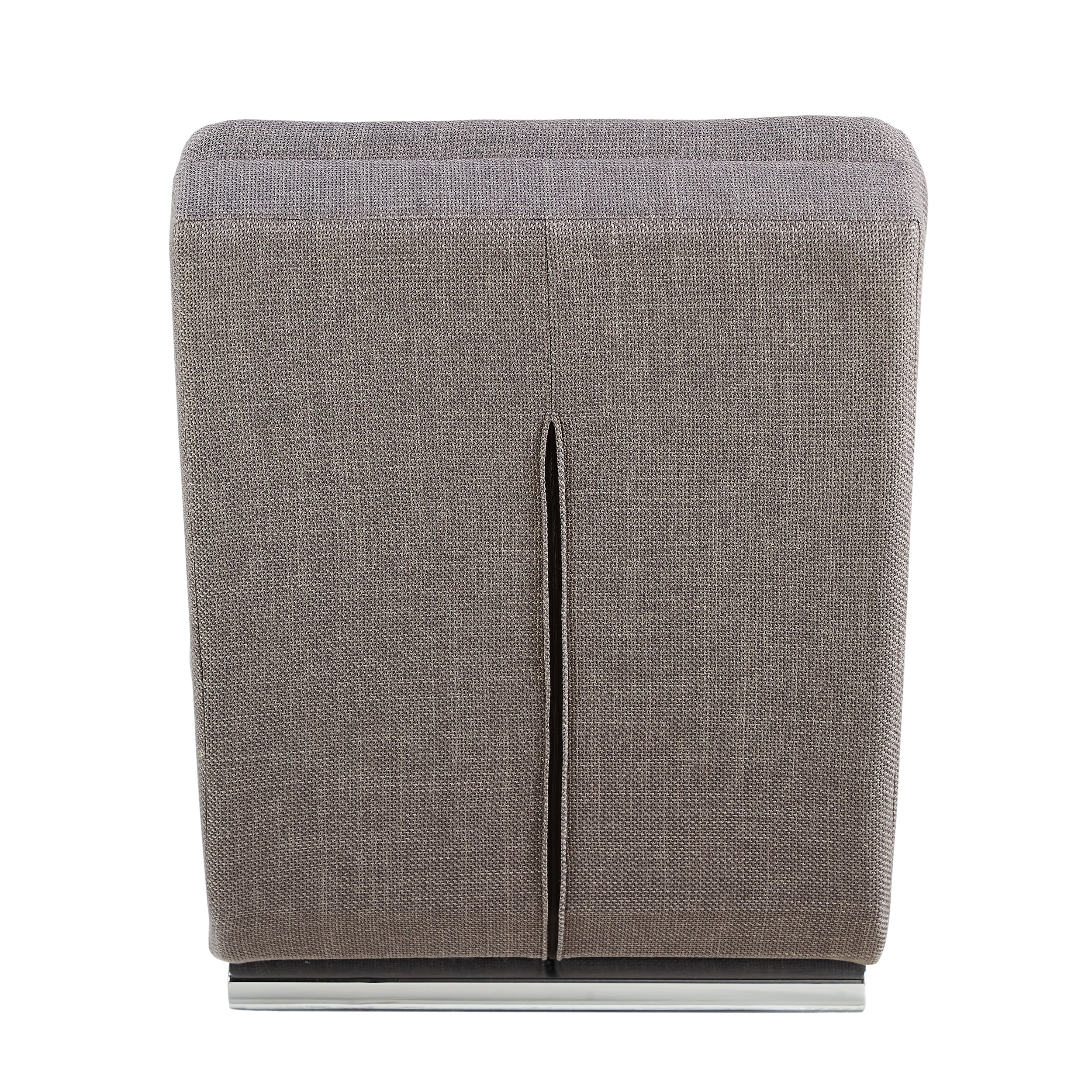 Sales Fever - Chaiselongue Strukturstoff Grau