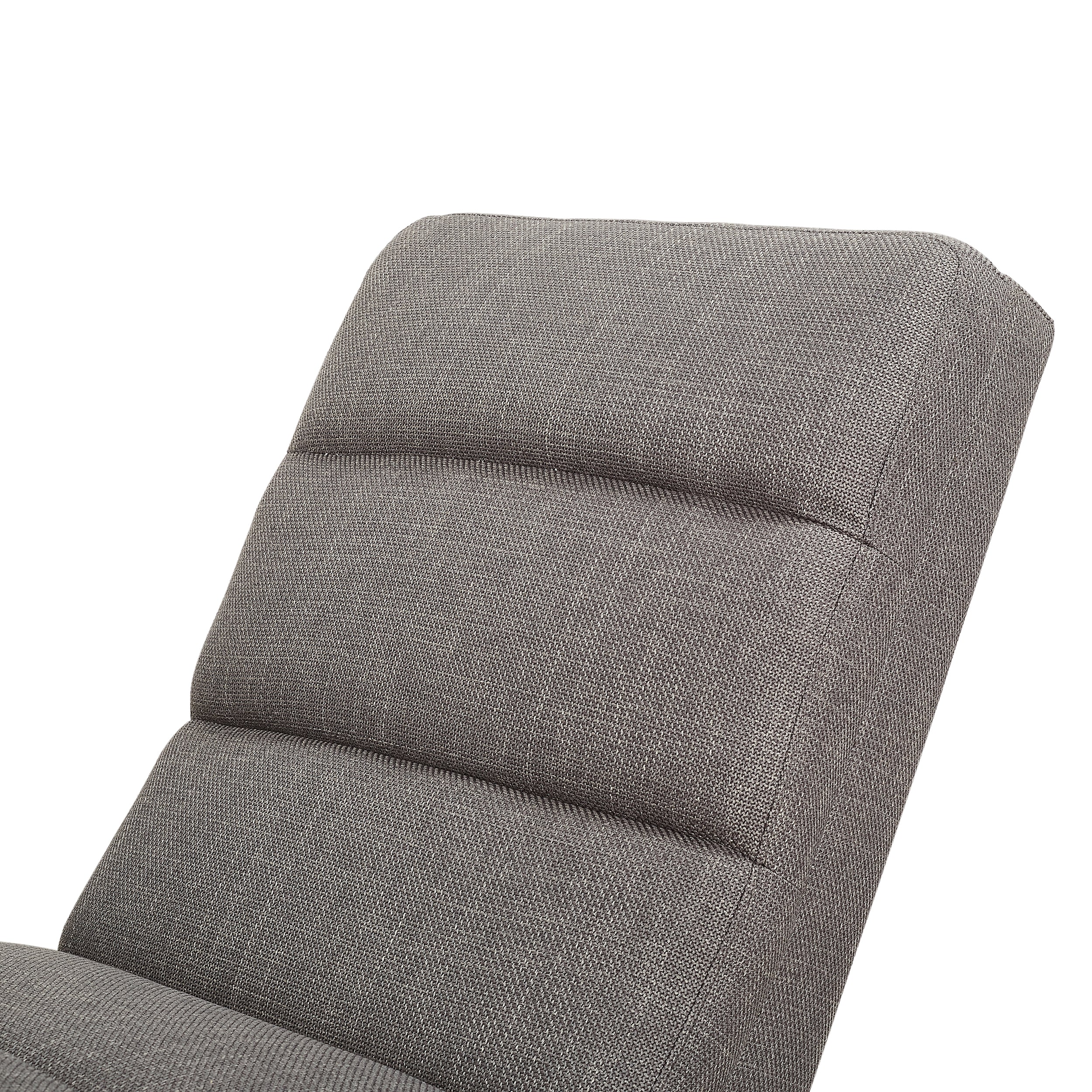 Sales Fever - Chaiselongue Strukturstoff Grau