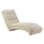 Sales Fever - Chaiselongue Strukturstoff Beige