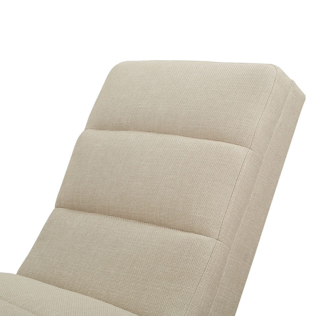 Sales Fever - Chaiselongue Strukturstoff Beige