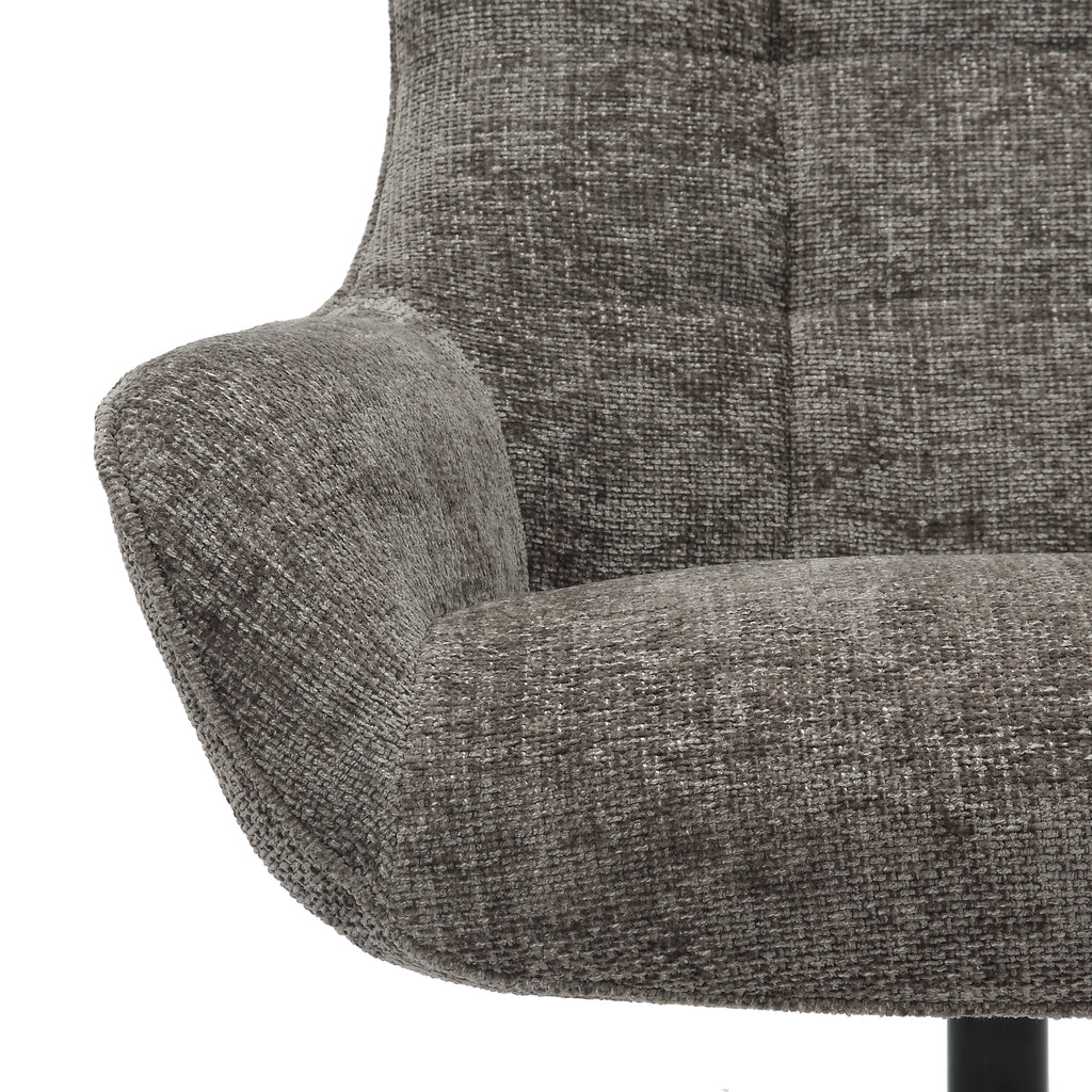 Sales Fever - Sessel Chenillestoff Dunkelgrau