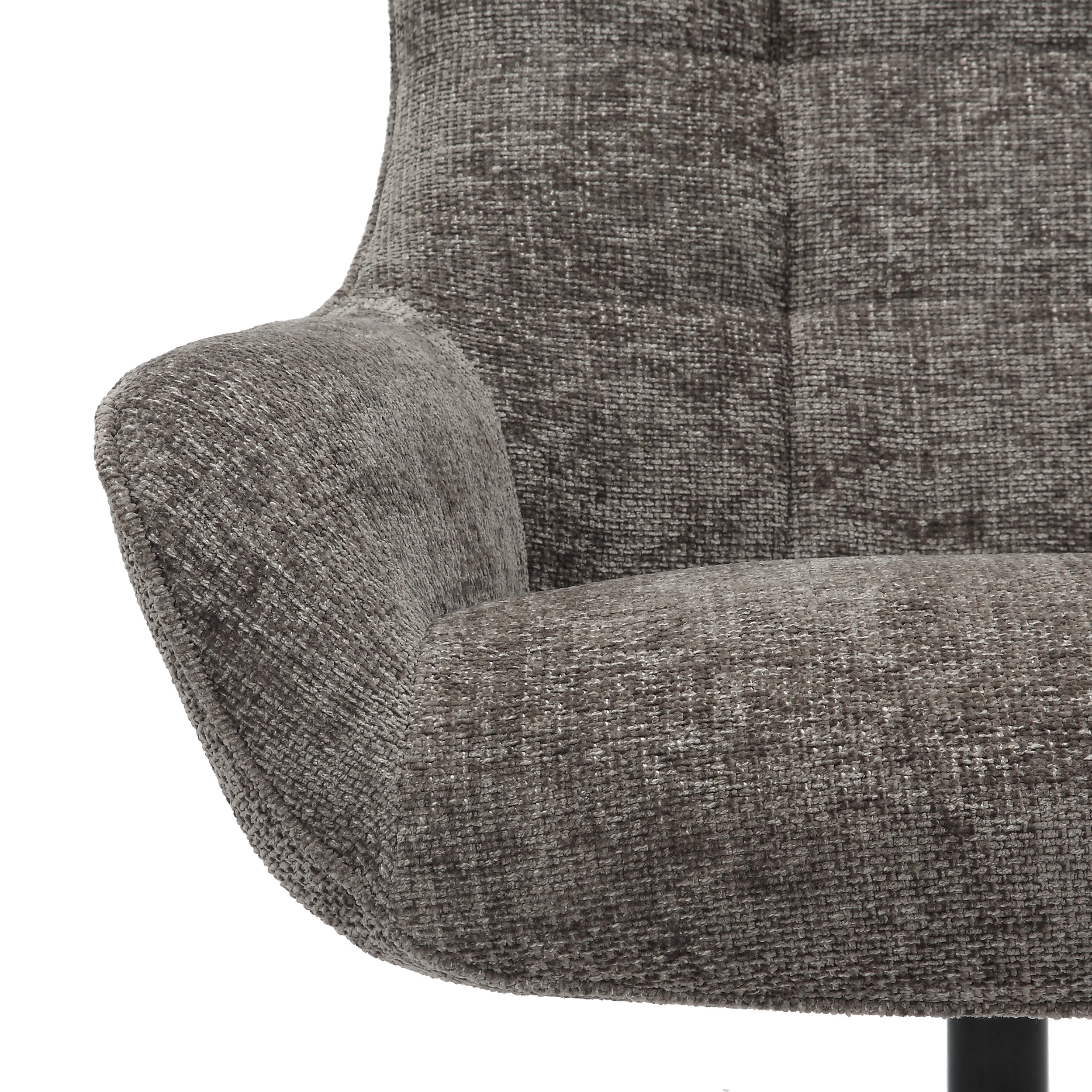 Sales Fever - Sessel Chenillestoff Dunkelgrau