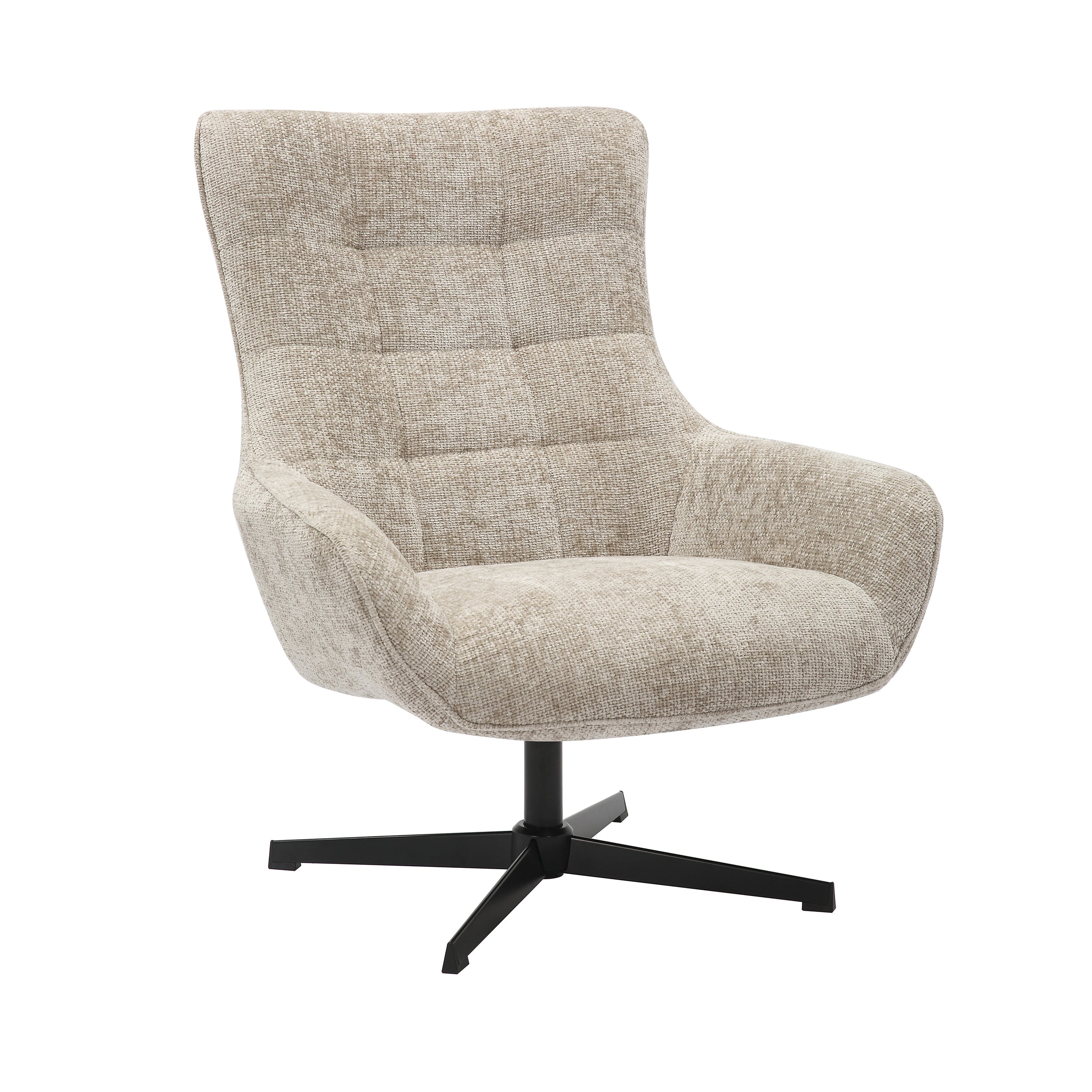 Sales Fever - Sessel Chenillestoff Hellgrau