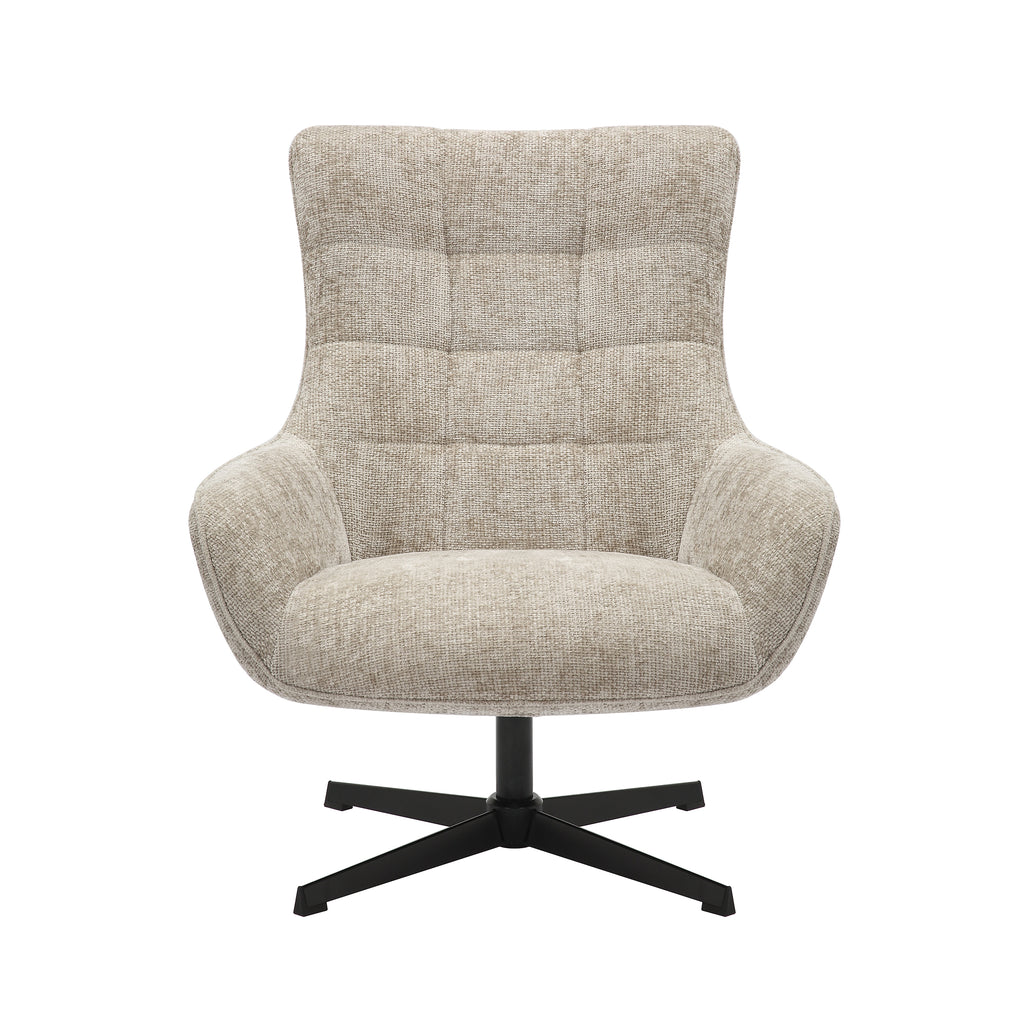Sales Fever - Sessel Chenillestoff Hellgrau