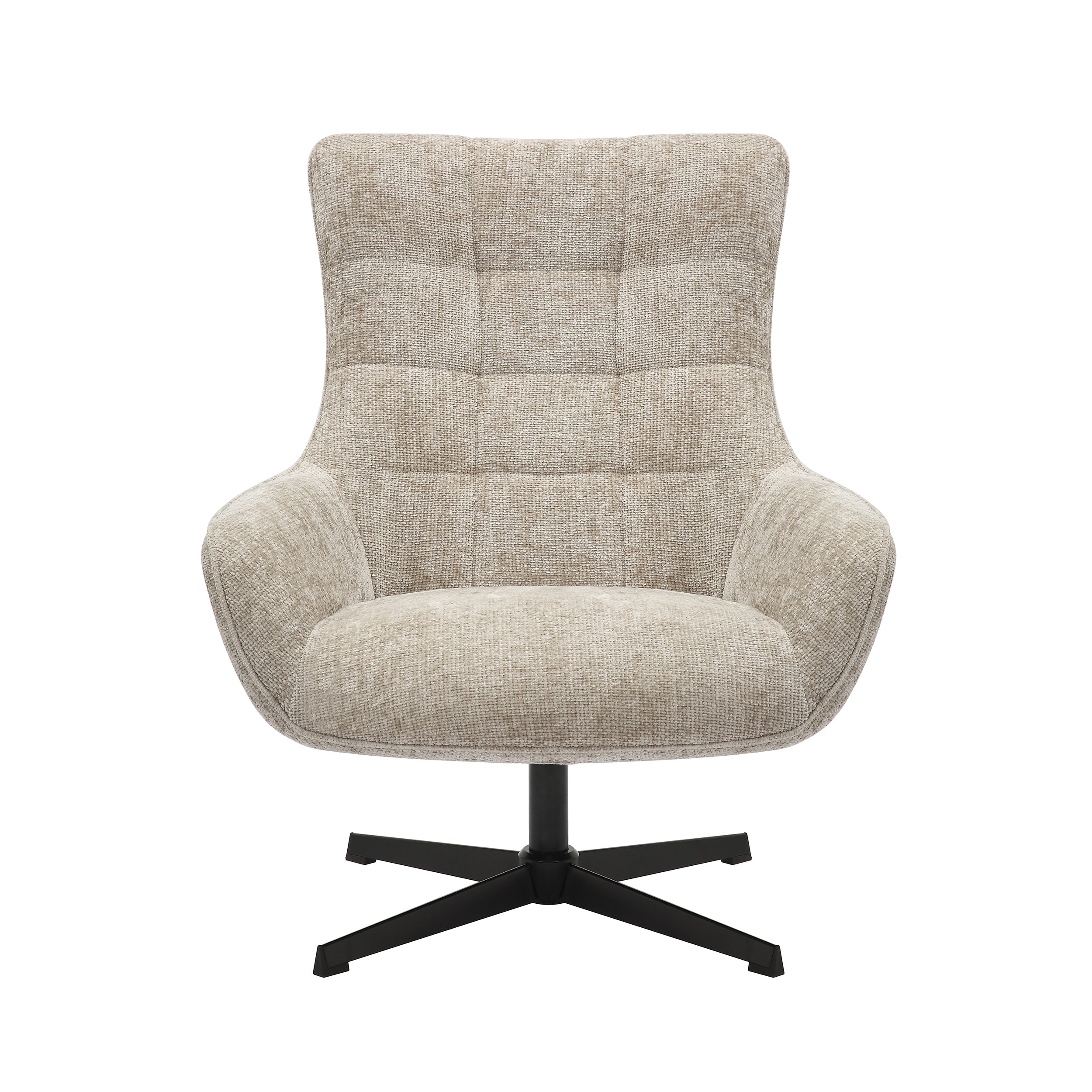 Sales Fever - Sessel Chenillestoff Hellgrau