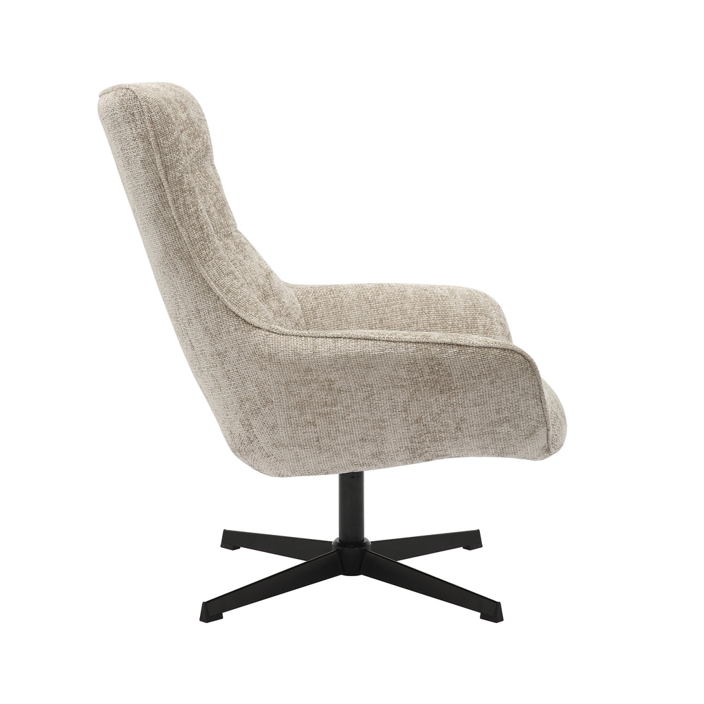 Sales Fever - Sessel Chenillestoff Hellgrau