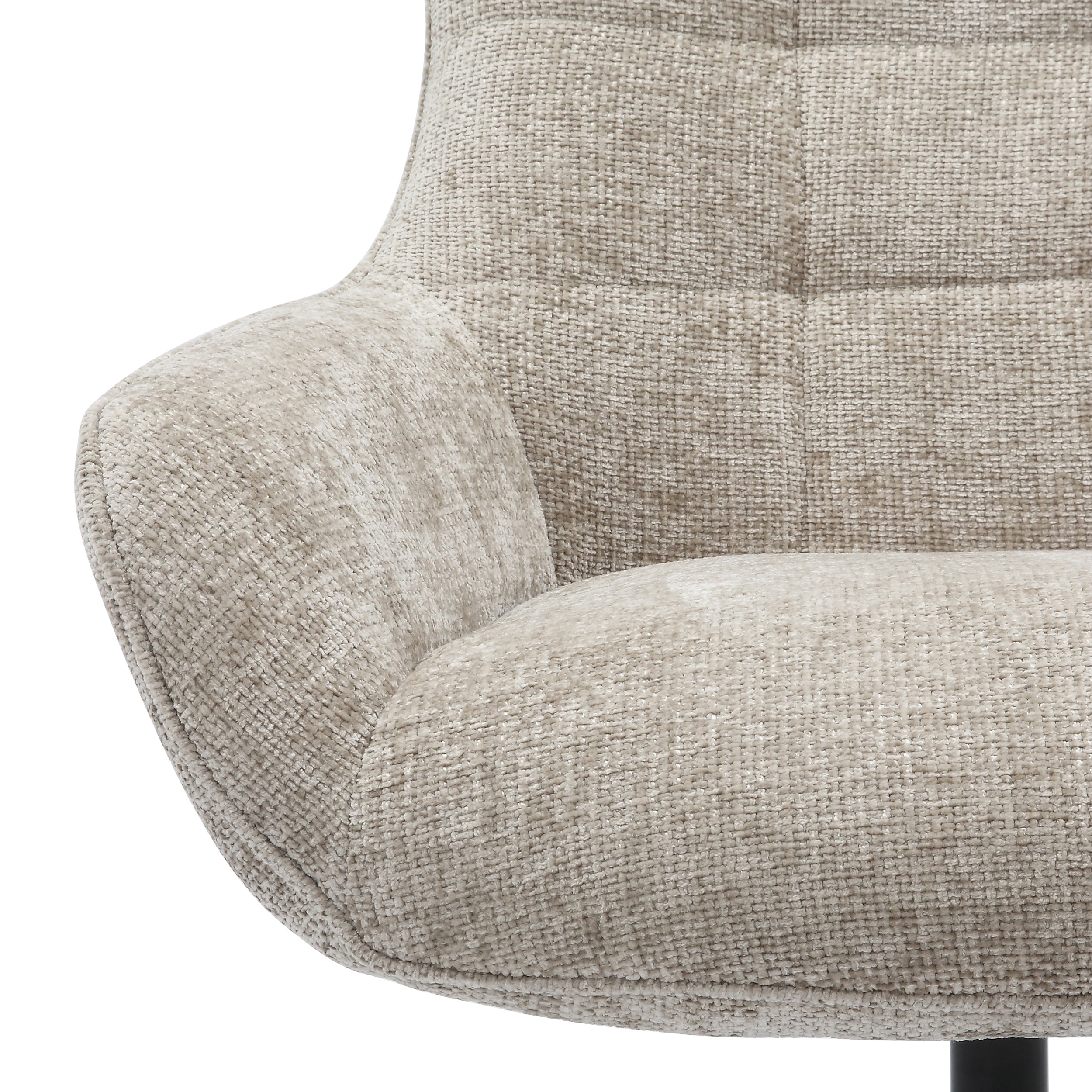Sales Fever - Sessel Chenillestoff Hellgrau