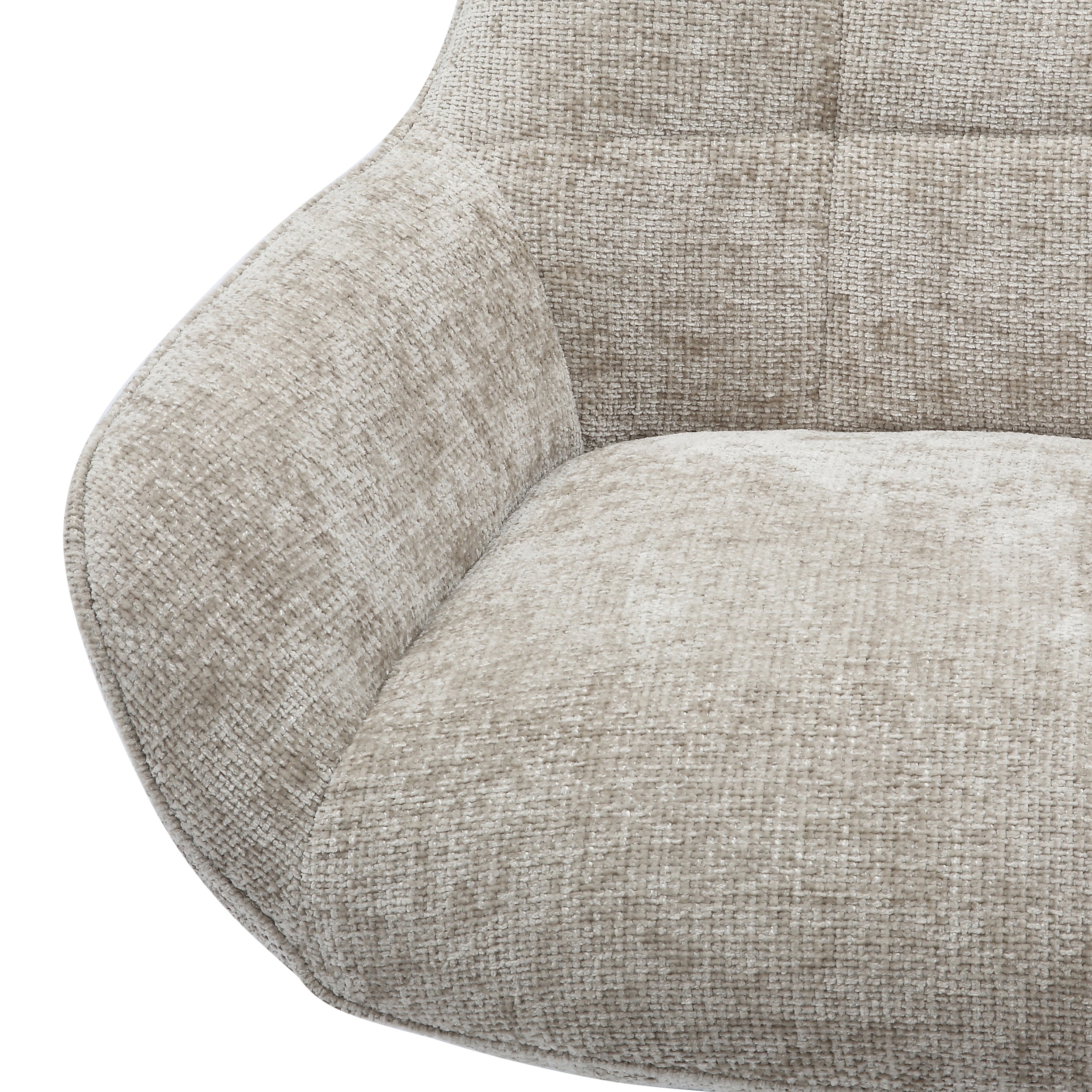 Sales Fever - Sessel Chenillestoff Hellgrau