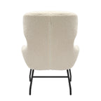 Sales Fever - Sessel und Hocker Set Teddyfell Beige