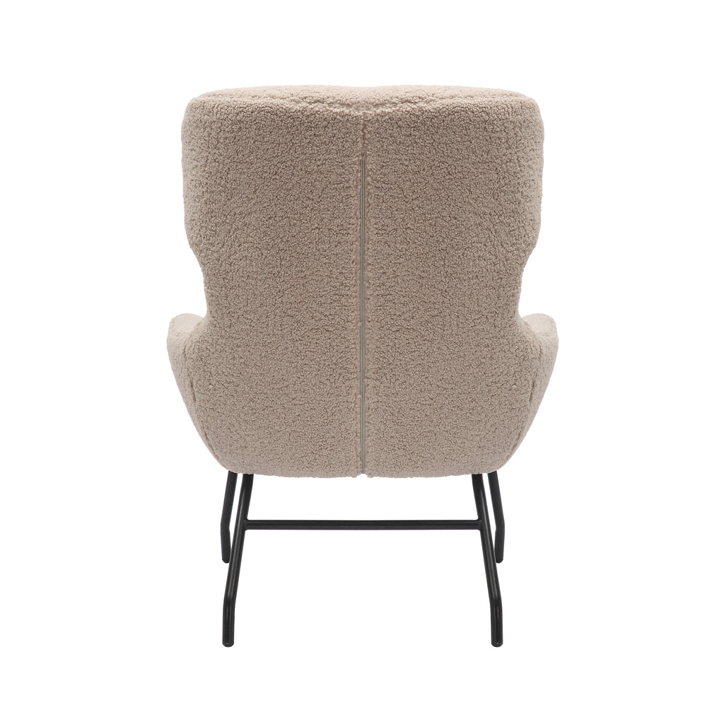 Sales Fever - Sessel und Hocker Set Teddyfell Taupe