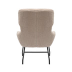 Sales Fever - Sessel und Hocker Set Teddyfell Taupe