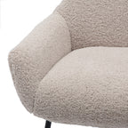 Sales Fever - Sessel und Hocker Set Teddyfell Taupe
