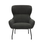 Sales Fever - Sessel und Hocker Set Teddyfell Anthrazit