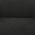 Sales Fever - Sessel und Hocker Set Teddyfell Anthrazit
