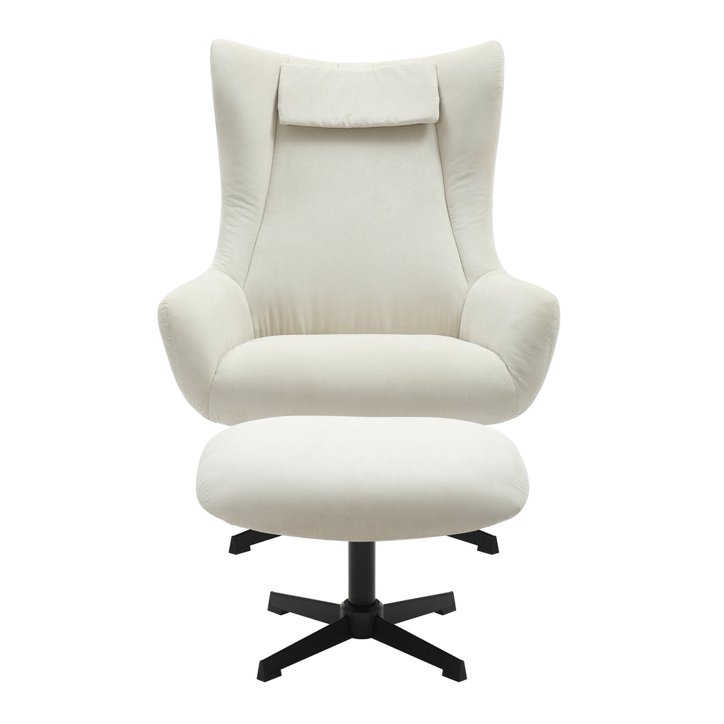 Sales Fever - Sessel und Hocker Cordoptik Beige