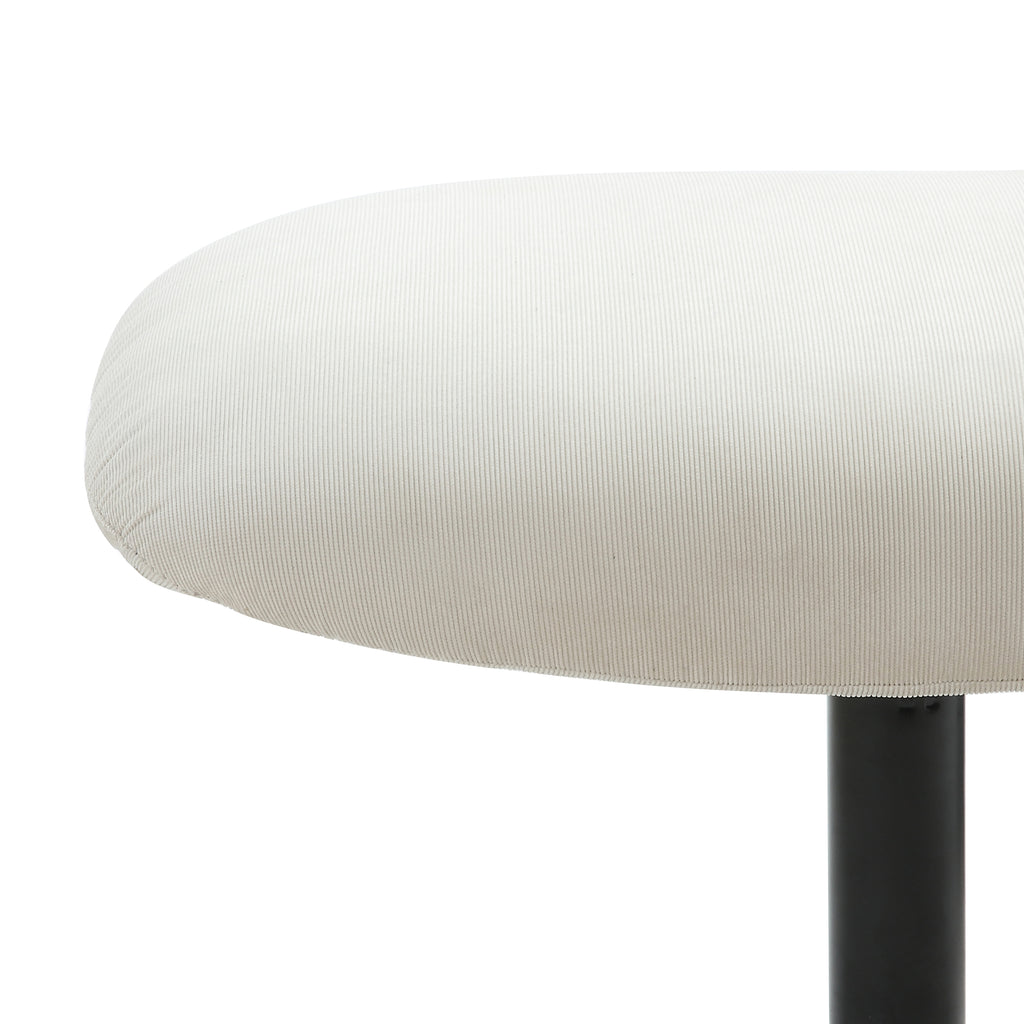 Sales Fever - Sessel und Hocker Cordoptik Beige