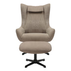 Sales Fever - Sessel und Hocker Cordoptik Braun