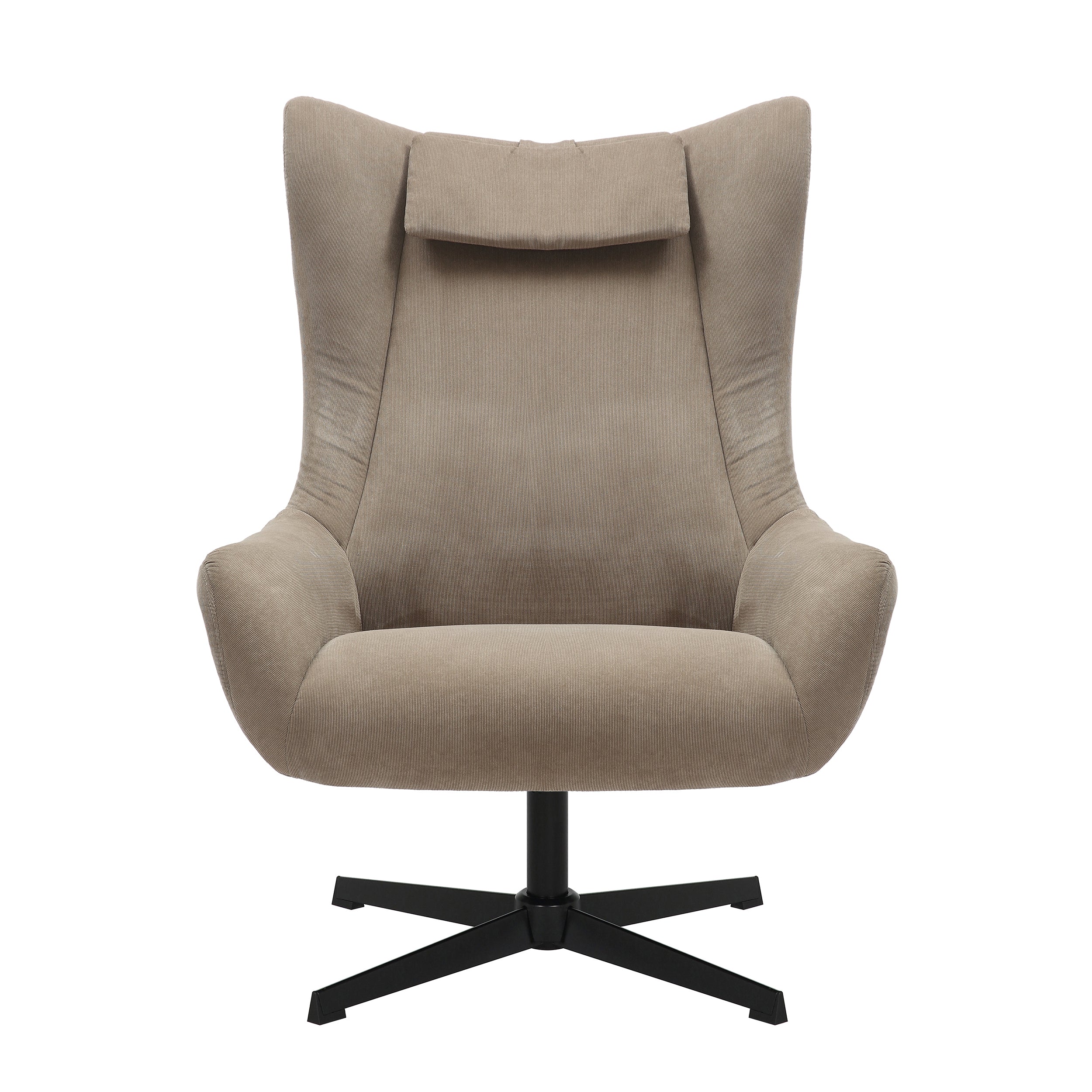 Sales Fever - Sessel und Hocker Cordoptik Braun