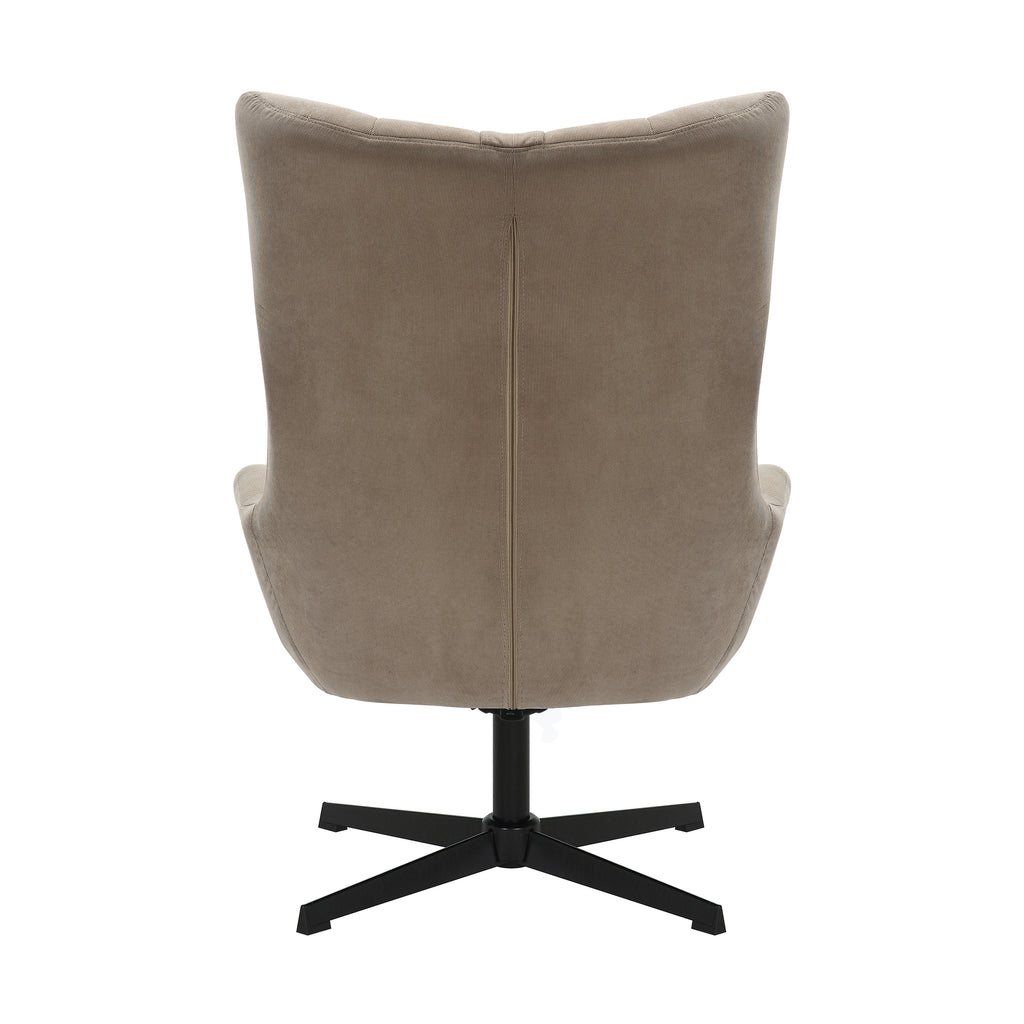 Sales Fever - Sessel und Hocker Cordoptik Braun