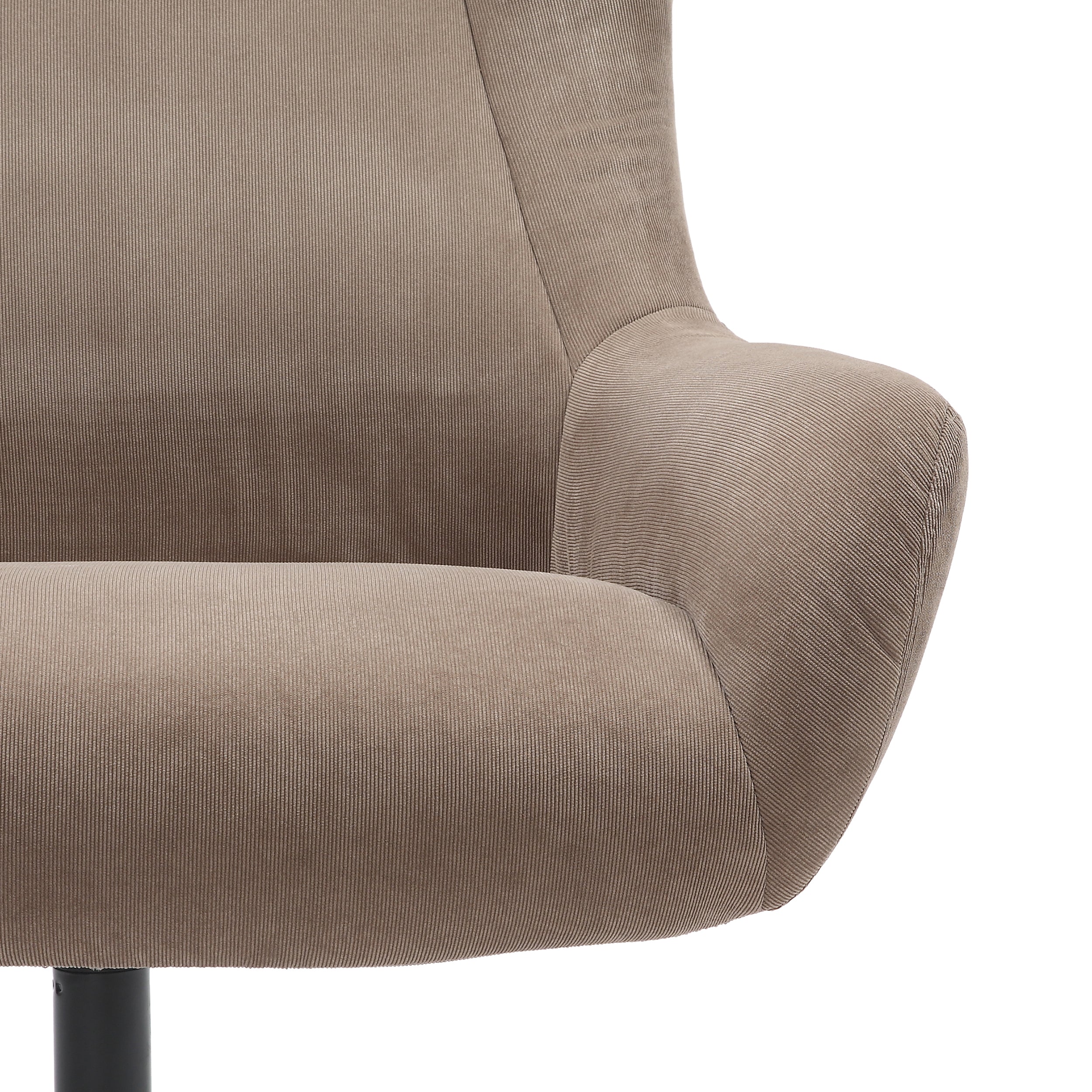 Sales Fever - Sessel und Hocker Cordoptik Braun