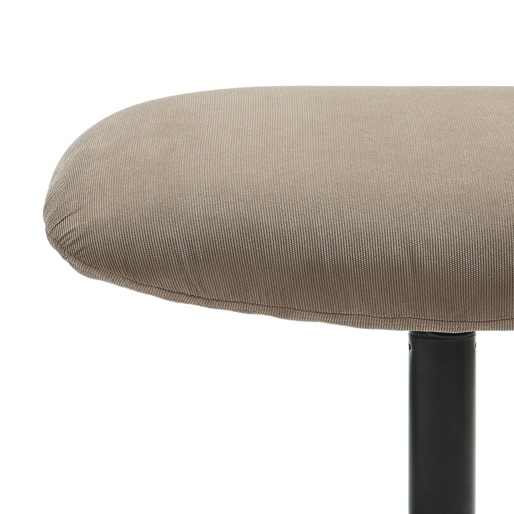 Sales Fever - Sessel und Hocker Cordoptik Braun