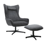 Sales Fever - Sessel und Hocker Cordoptik Grau