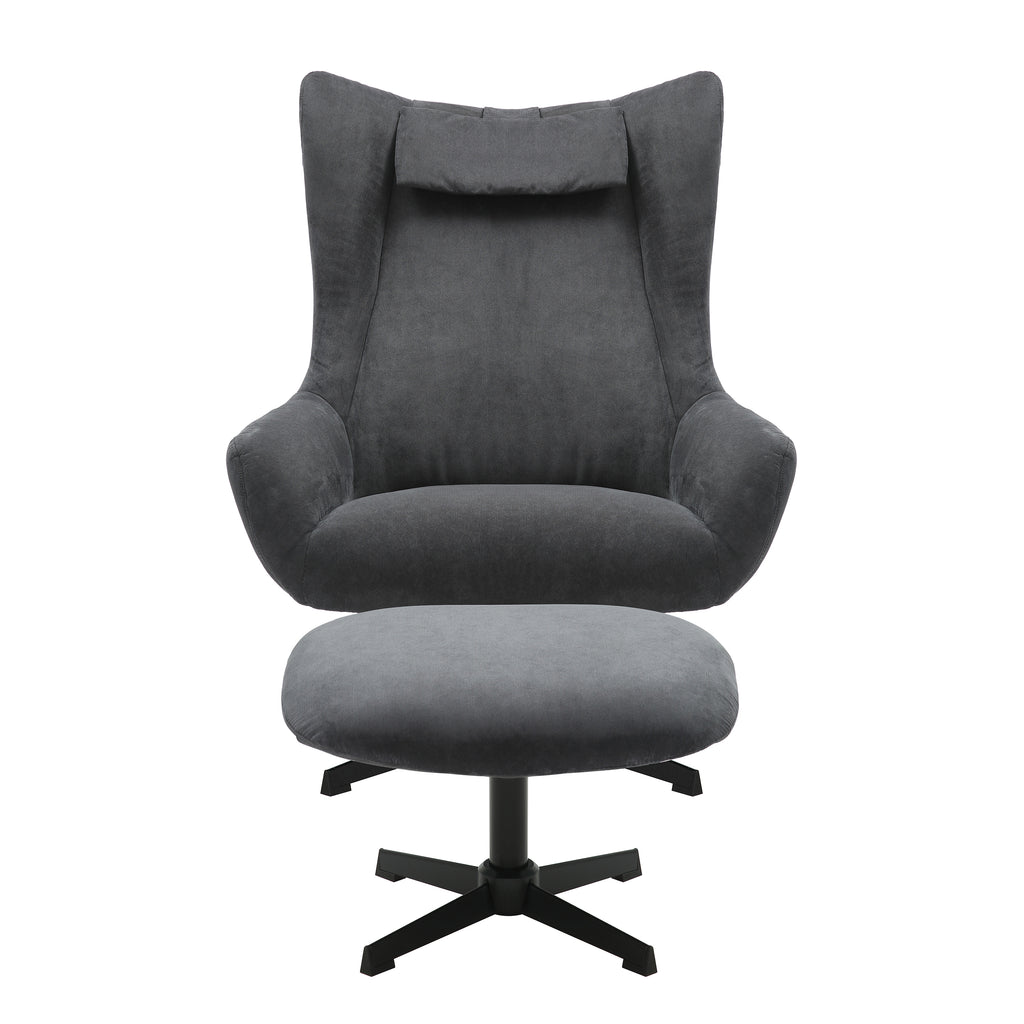 Sales Fever - Sessel und Hocker Cordoptik Grau