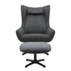 Sales Fever - Sessel und Hocker Cordoptik Grau