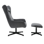 Sales Fever - Sessel und Hocker Cordoptik Grau