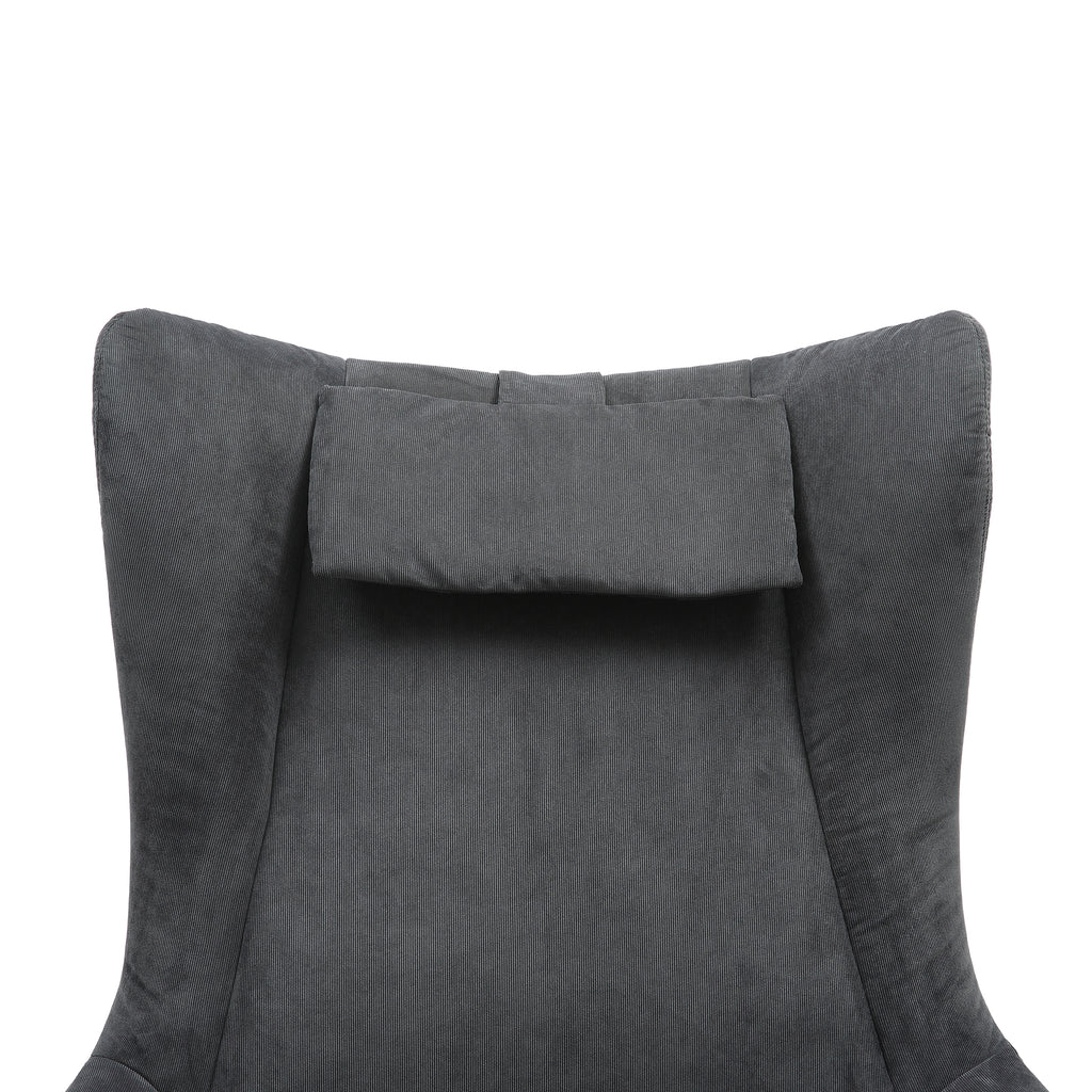 Sales Fever - Sessel und Hocker Cordoptik Grau