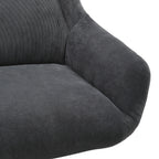 Sales Fever - Sessel und Hocker Cordoptik Grau