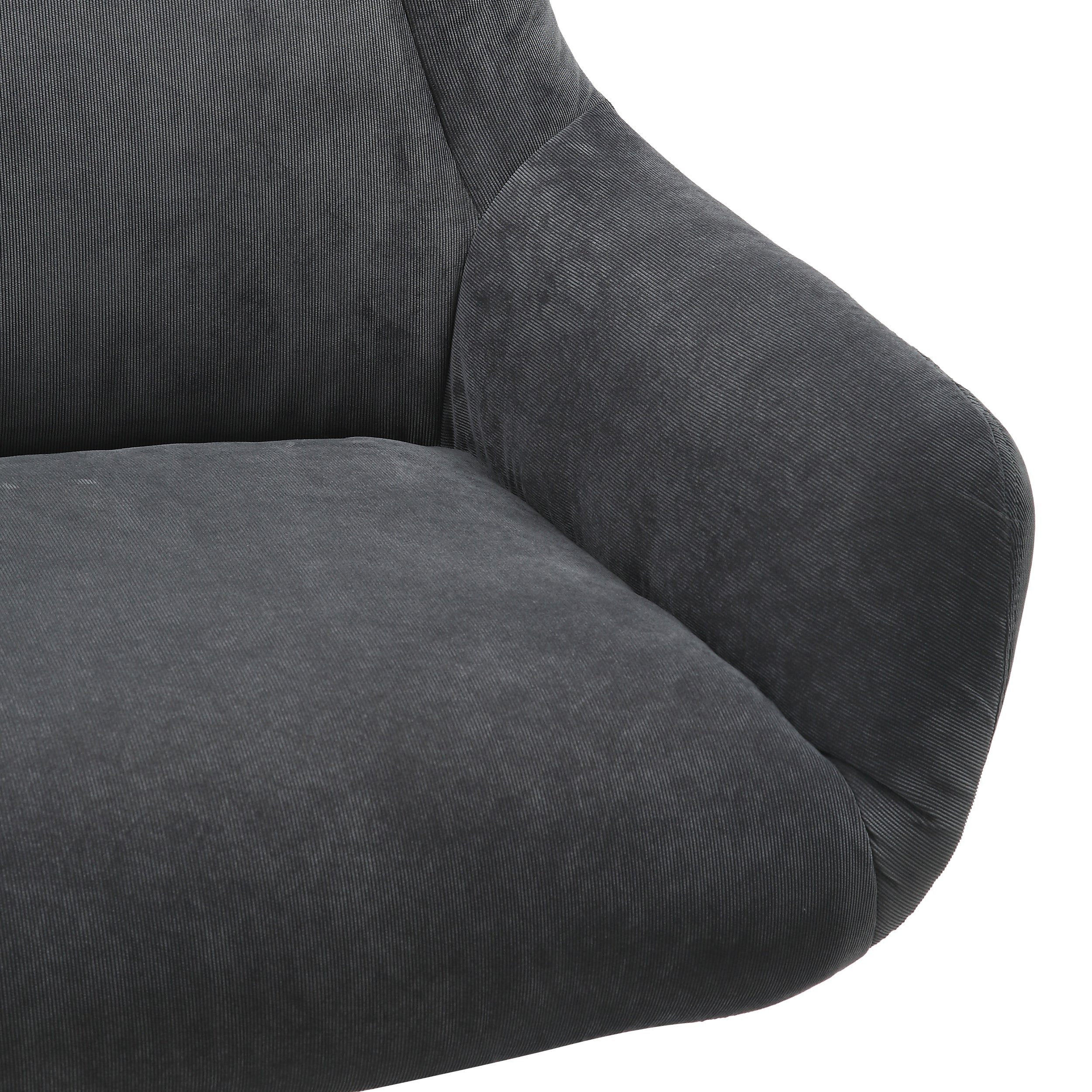 Sales Fever - Sessel und Hocker Cordoptik Grau
