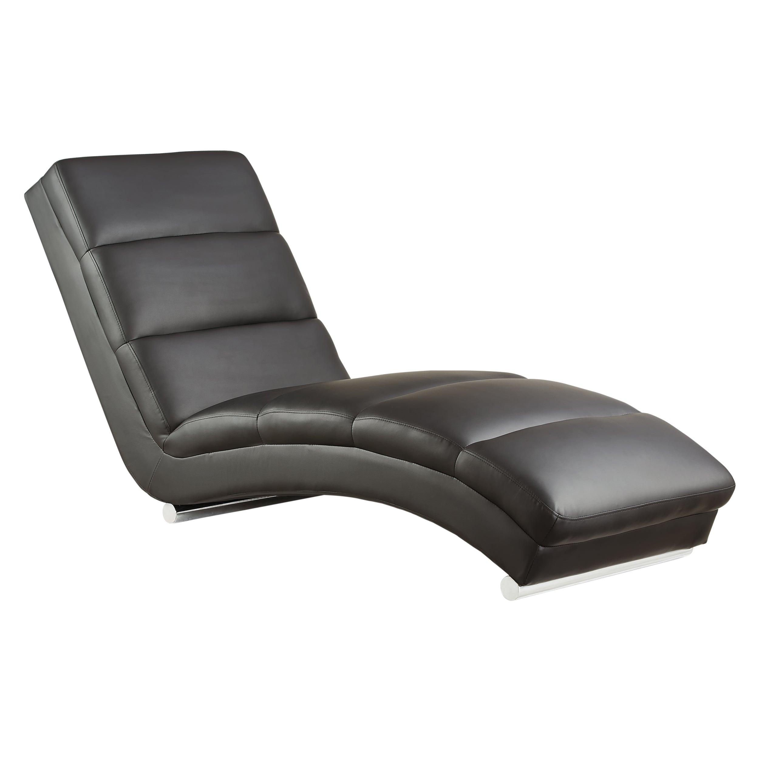 Sales Fever - Relaxliege schwarz Kunstleder-Optik