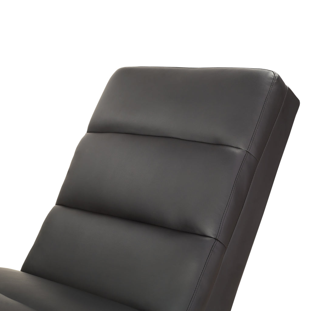 Sales Fever - Relaxliege schwarz Kunstleder-Optik
