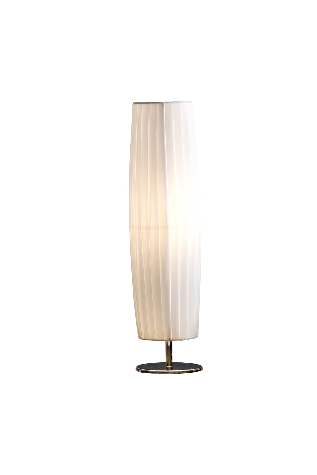 Sales Fever - Tischlampe 60 cm rund weiß chrom