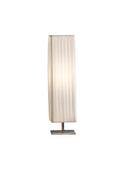 Sales Fever - Tischlampe 60 cm eckig weiß chrom