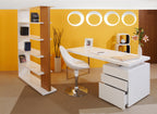 Sales Fever - Schreibtisch 160x70x76 cm weiß