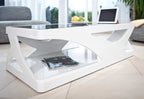 Sales Fever - Couchtisch 120x60x38 cm weiß/schwarz