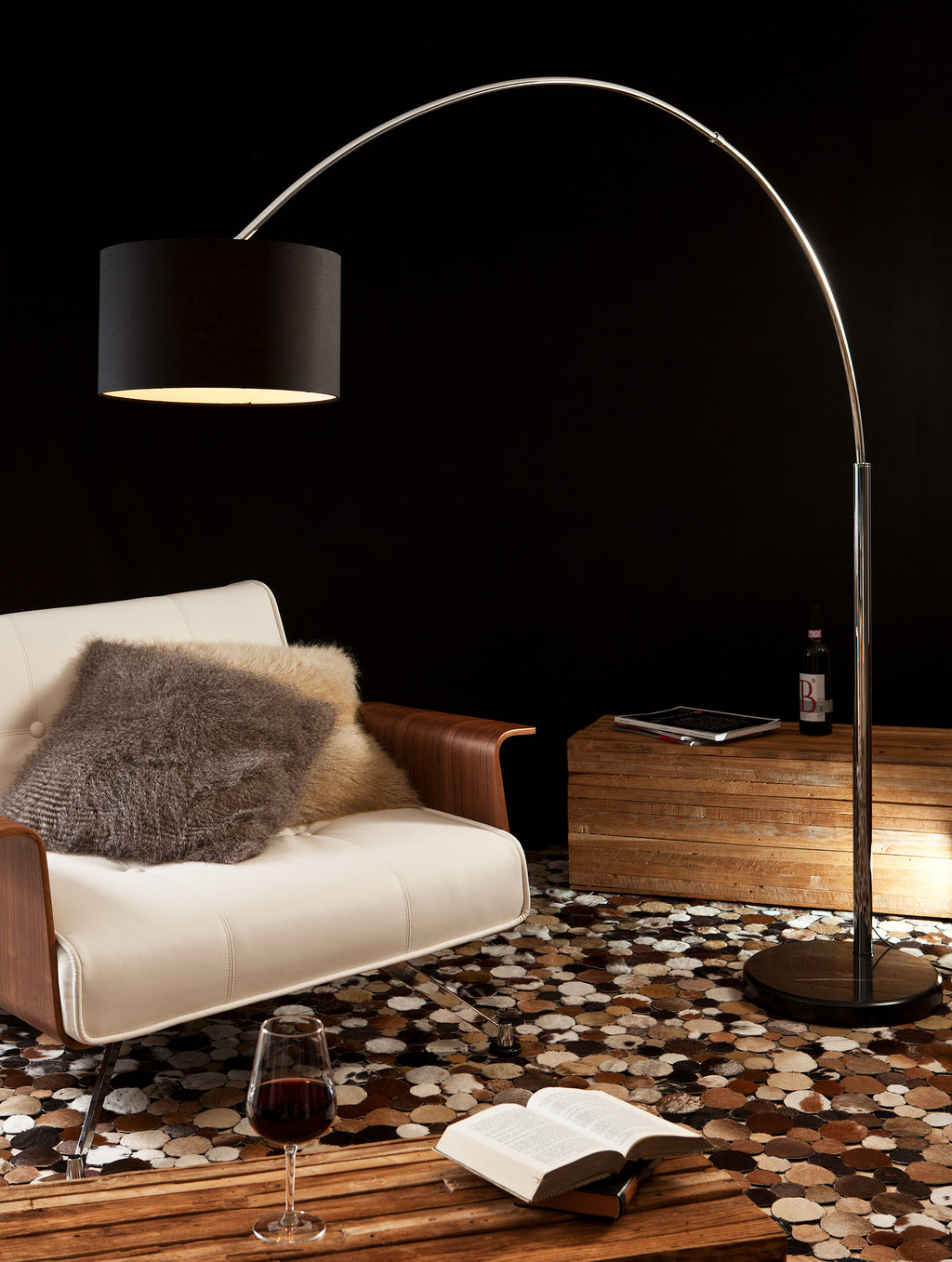 Sales Fever - Bogenlampe 210 cm schwarz